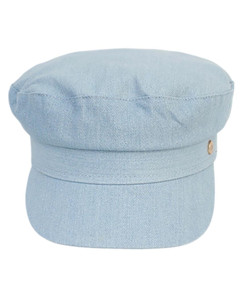Yunibeosyeolkemiseuteuli Light Denim Logo Marine Cap