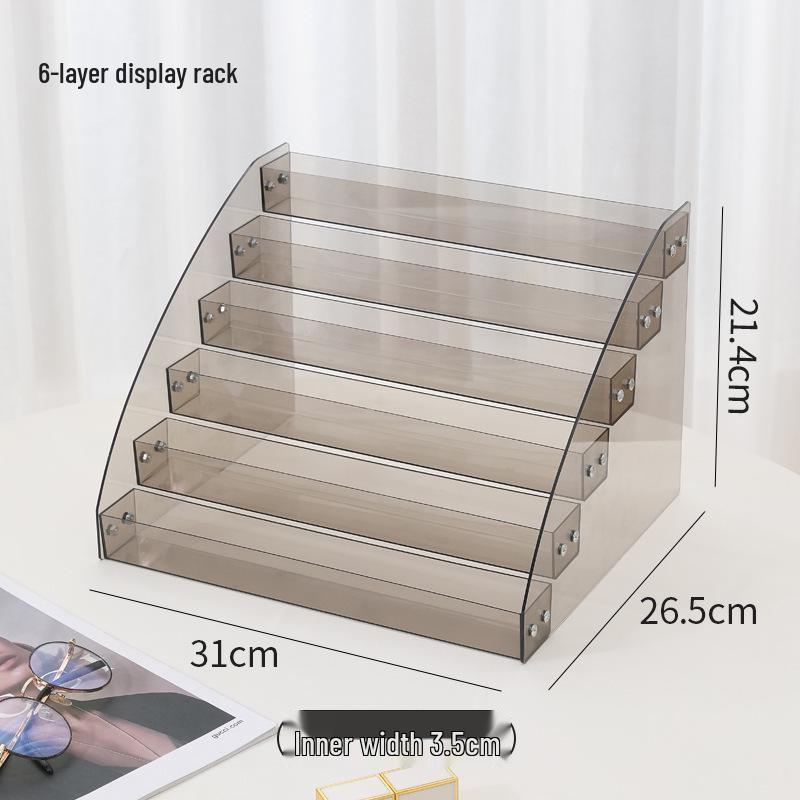 Acrylic Multi-Layer Display Stand & Storage Box for Cosmetics and More