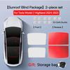 Parasolare Pentru Tesla Model 3 Trapă Highland Model 2026 Model Y 2020-26 Pânză de Gheață Cataramă Parasolar Sticlă Trapă Frontală Spate Accesoriu Parbriz Parasolare 1