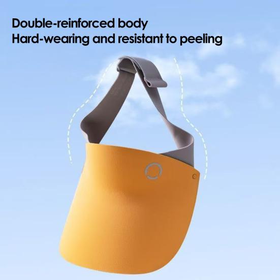 Children Sun Visor Hat Lightweight UV Protection Tennis Sports Cap Breathable Boys Girls Summer Outdoor Anti-UV Wide Brim Hat
