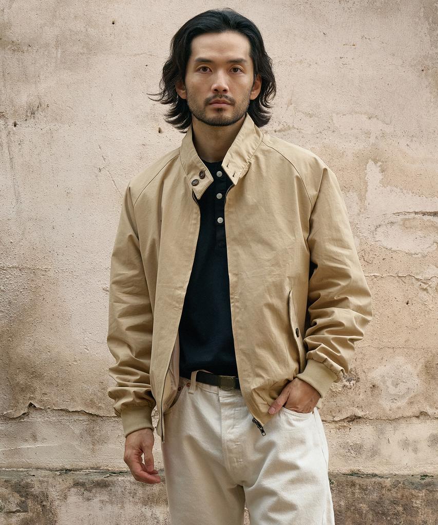 Heavyi Harrington Jacket_Beige