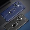Litchi Deri Doku Yumuşak silikon kılıf Oneplus Nord CE 3 Lite Manyetik Halka Tutucu Kapak Nord CE3 Lite N30 Kordon ile