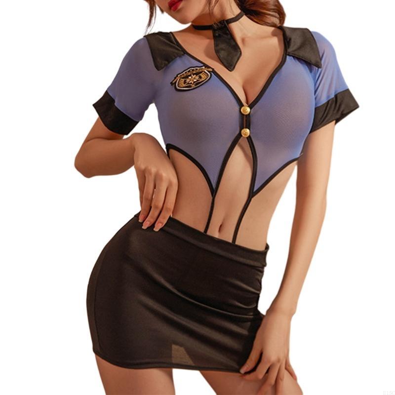 Sexy Lingerie Sexy Uniforms for Women, Naughty Officer Lingerie Uniform