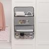 Wall Hanging Multi-layer Sundry Storage Bag with Free Hooks Durable Foldable 2/3 Layers Space-saving Dorm Bedroom Closet Organizer