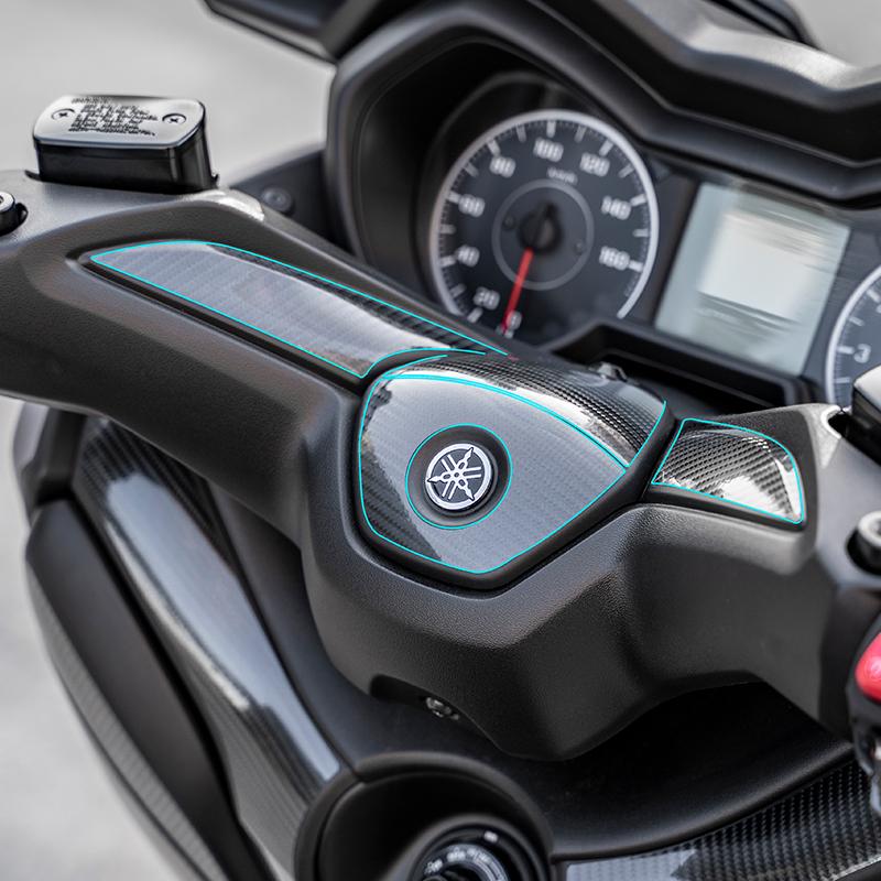 For YAMAHA XMAX300 2022 Style Carbon Fiber Sticker Body Plastic Accessories Motorcycle Waterproof Protection Paint Surface Decal