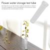 T02C!Floral Tube 100-Pack Flower Tube, Flower Vials, Floral Water Tube For Flower Arrangements,Clear Plastic,0.6 X 0.6 X 2.8 Inc