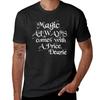 Magic Always Comes With a Price Dearie (Once Upon a Time, Rumpelstiltskin) T-Shirt Blacks Heavyweights Mens Champion T Shirts