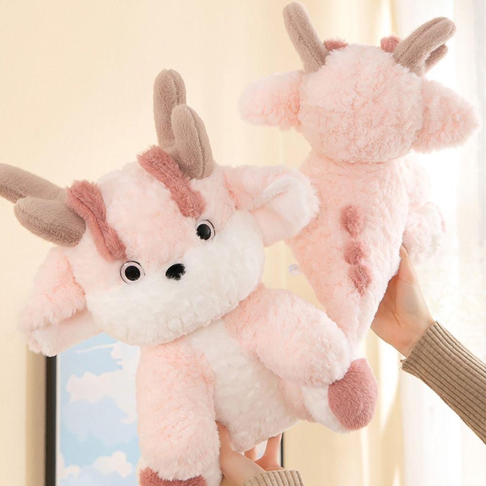 Soft Stuffed Stuffed Animals Plushie Super Soft Pink Dragon Plush Toys Pink Dragon Doll Home Decor