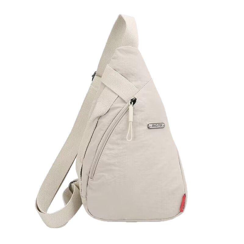 Chest Bag Men's and Women's Mobile Phone Messenger Bag Fashion Simple Commuter Cycling Bag Casual Joker Light Sports Style Small Backpack