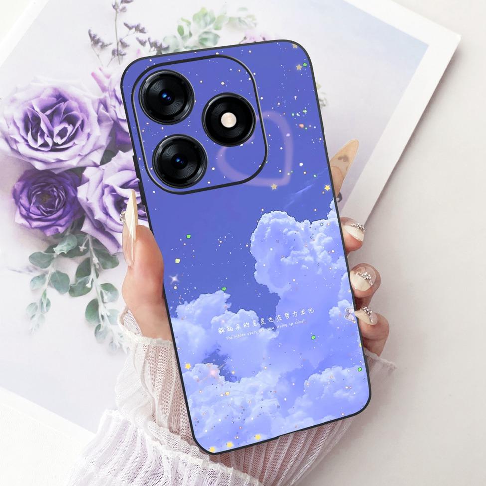 Case For Tecno Spark 10 Cover KI5q Cute Cat Fashion Butterfly Painted Casing For Techno Spark 10 Bumper