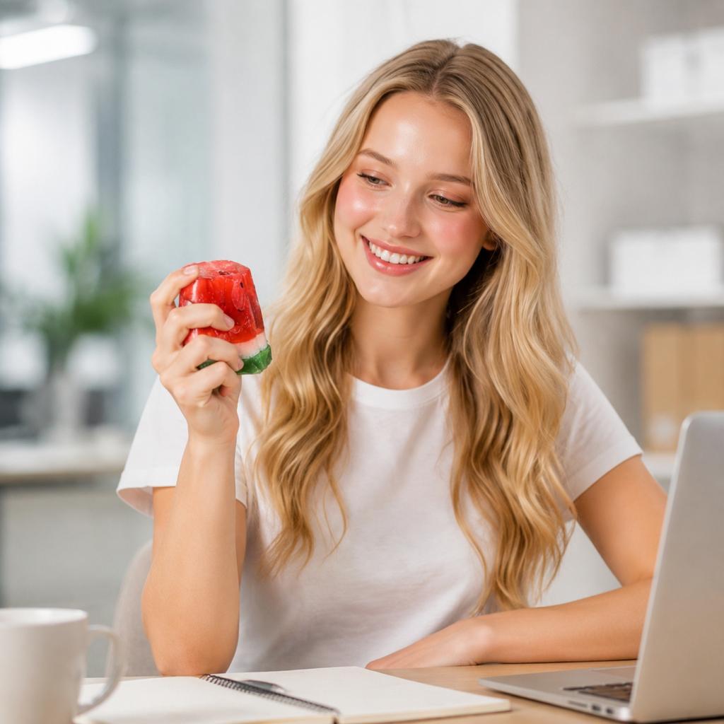 Slow Stress Toy Soft Watermelon Series Toy for Relaxation and Hand Exercise Suitable for All Ages