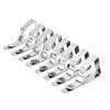 4Pcs/8Pcs Stainless Steel Tablecloth Clip Stainless Steel Trapezoidal Tablecloth Clip