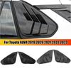 For Toyota RAV4 ABS Plastic Rear Window Quarter Louver Cover Side Vent Trim Car Adhesive Accessories