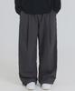 PIANER Nylon One-Pleat String Pants (Charcoal)