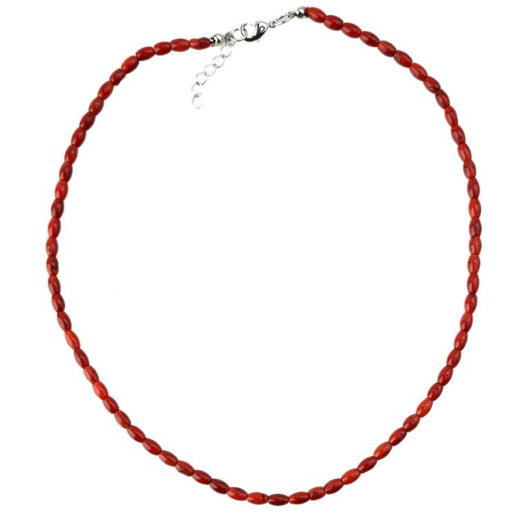 AAA Quality Tinny Beaded Red Coral Chocker Necklace Natural Semi Precious Gemstone Jewelry Collar Necklace