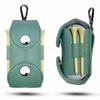 Golf Ball Case - Stores Golf Forks In PU Leather