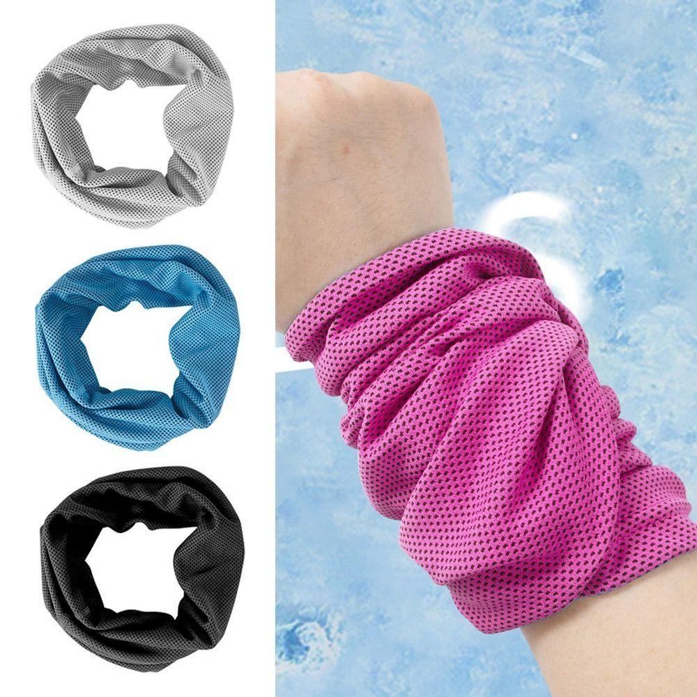 Wrist Wipe Sweatband Sweat Absorption Quick Dry Cooling Towel Fitness Camping Running