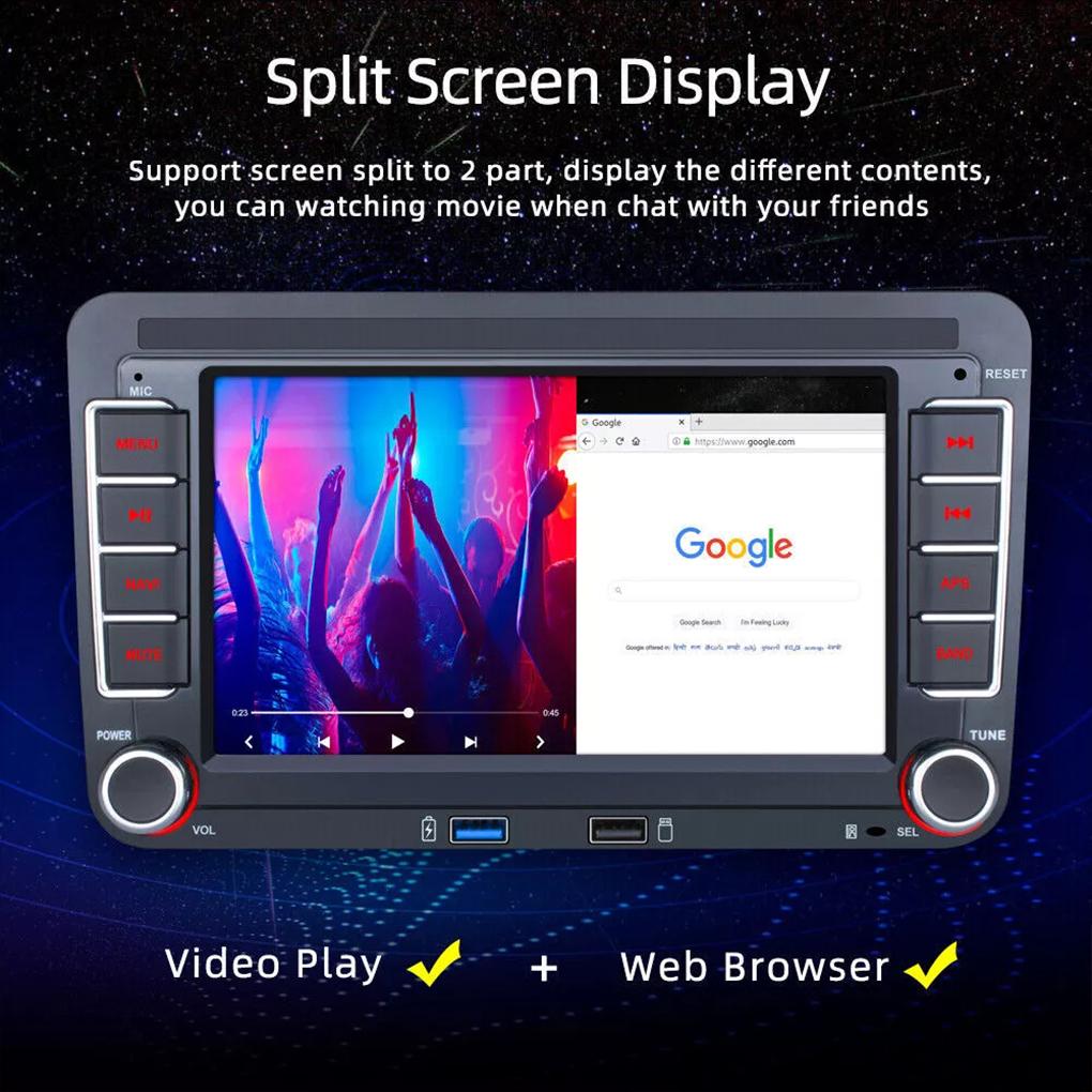 For VW Golf MK5 MK6 Jetta Passat CC 7" For Apple Carplay Car Stereo Radio Android GPS Player Car Screen Automotive Multimedia
