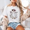 Unisex Funny Silly Goose On The Loose Cowboy Graphic Tshirt 90s Retro Style Round Neck Short Sleeve Casual Streetwear Tee