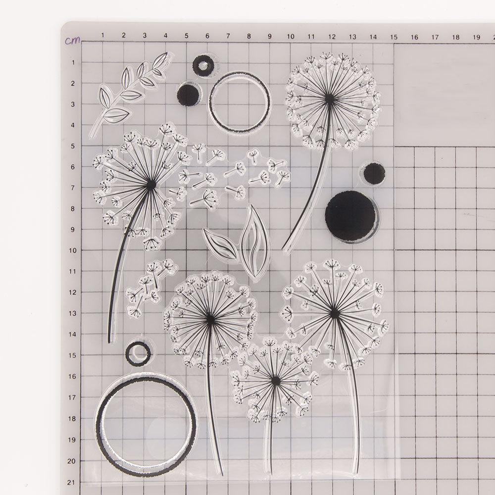 Leaf Flower Branch Transparent Silicone Clear Stamps for Seal DIY Scrapbooking Photo Album Decor Art Plant