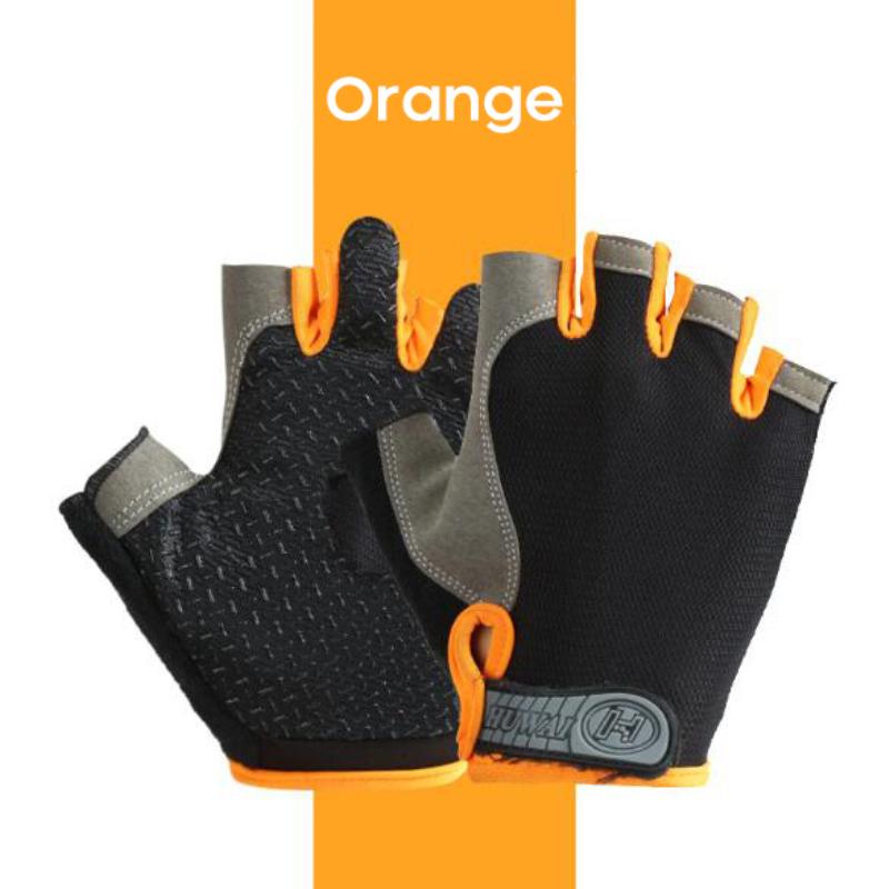 Anti Slip Shock Breathable Half Finger Gloves Breathable Biking Gloves Fitness Gym Bodybuilding Crossfit Exercise Fitness A Practical Use