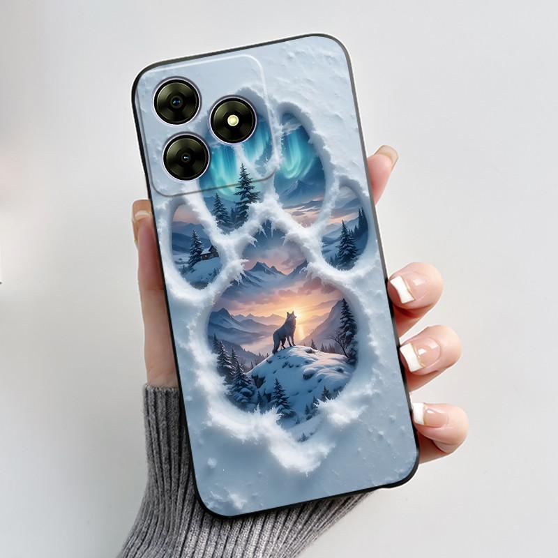 For Blackview Wave 8C 6.56" Wave 8 Black View Wave8C Wave8 Back TPU Soft Silicone Phone Case Luxury Cute Love Rabbit Funny Cover
