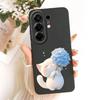 For Tecno Camon 50 4G CN5 Phone Case Floral Daisy Aesthetic Moon Nigth Bow Pattern Funda Soft Matte Silicone Back Cover Canom50