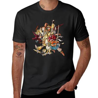 CHRONO TRIGGER Tricou hanorac modă coreeană tricouri grafice bărbați anime
