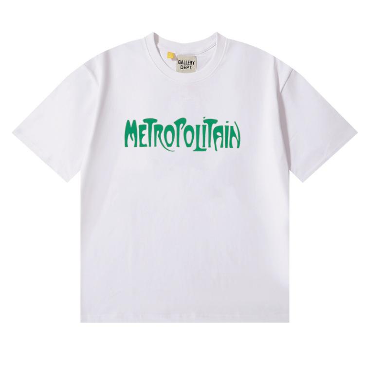 Cross-border 2025 Autumn and Winter New Beautiful Tide Niche Street GALLERY DEPT Funny Personality Printed Short-sleeved T-shirt