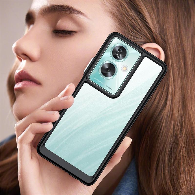 Coque TPU Transparente Antichoc pour OPPO A79 5G A98 A78 A58 A77 A77S A57 A57S Housse de Protection Complète