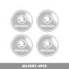 Rjhwp8 For Skoda 4PCS 56mm Car Wheel Tire Hub Center Sticker Badge Accessories Octavia A5 A7 RS Fabia Superb Rapid Karoq