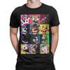 Mens TShirt Five Nights Horror FnAF Cool Pure Cotton Tee Shirt Short Sleeve T Shirts O Neck Clothes 6XL