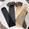 Leopard Patchwork Leopard Tube Stockings Transparent Shiny Over Knee Socks  Women's Lingerie