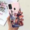 For Samsung Galaxy M21 2021 Case Cute Cat Fashion Girl Soft Silicone Cover For Samsung M21 2021 SM-M215G Bumper Phone Case Funda