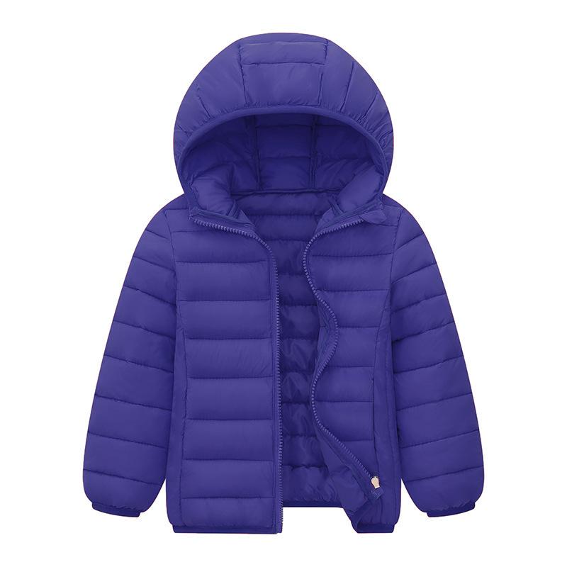 Boys Lightweight Down Jacket Children Girl Winter Autumn Cotton Coat Warm Hooded Outerwear Teen Sports Casual Clothes