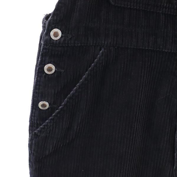 Levi's Silver Tab Corduroy Overall S Black Men's Used