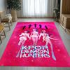 K-Pop Demonjägare Gyllene Saja Pojkar Vardagsrum Halkfri Matta Mjuk Matta för Sovrum Lekrum Soffa, Heminredning Dörrmatta