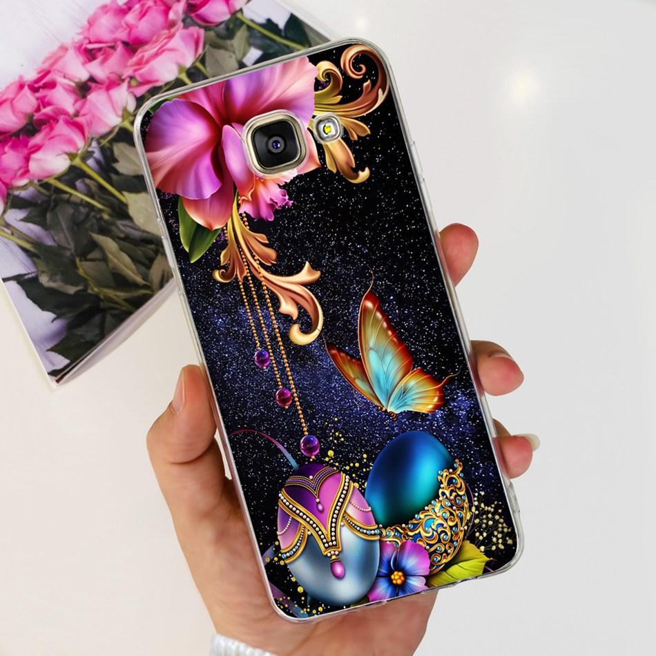 For Samsung Galaxy A5 2016 Case Samsung A5 2017 2015 A500F A520F SM-A510F Elegant Printing Soft Silicone TPU Phone Back Cover