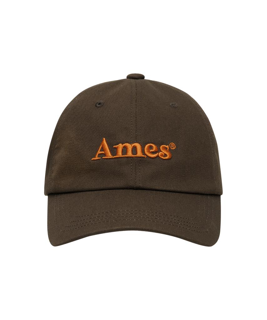 AMES-WORLDWIDE Basic Logo Ball Cap Brown