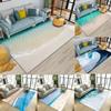 Teppiche mit Strandwellen-Print für Wohnzimmer Kinderzimmer Teppich Küchenmatte Boden Teppiche Moderne Eingangsteppiche Badezimmerteppiche INS