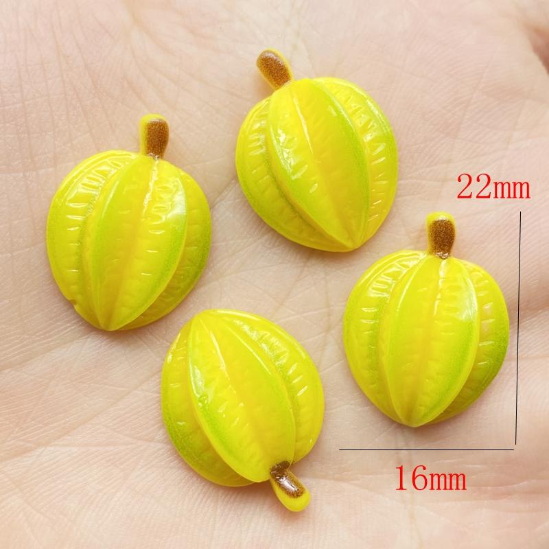 20 szt. Kawaii Słodkie Mieszane Mini Seria Owocowa Płaskie Kaboszony z Żywicy Scrapbooking DIY Biżuteria Rzemiosło Dekoracja Akcesoria G59