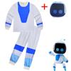 Conjunto de pijama cosplay de robô espacial Astro bot