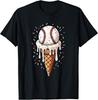 Baseball Eiscreme T-Shirt