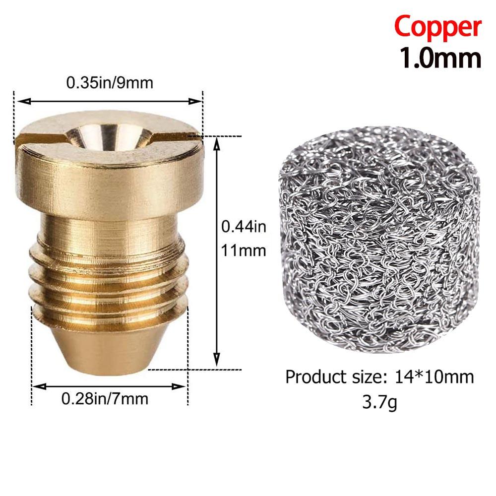 Brass 1.0mm 1.1mm 1.15mm Thread Snow Foam Orifice Nozzle Tips + Foam Maker For Snow Foam Lance Stainless Steel Lances Nozzle