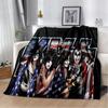 Coperta banda rock band Kiss Moda Flanella Morbida Pile Coperta Plaid Bambini e Adulti Regalo Divano Viaggio Campeggio
