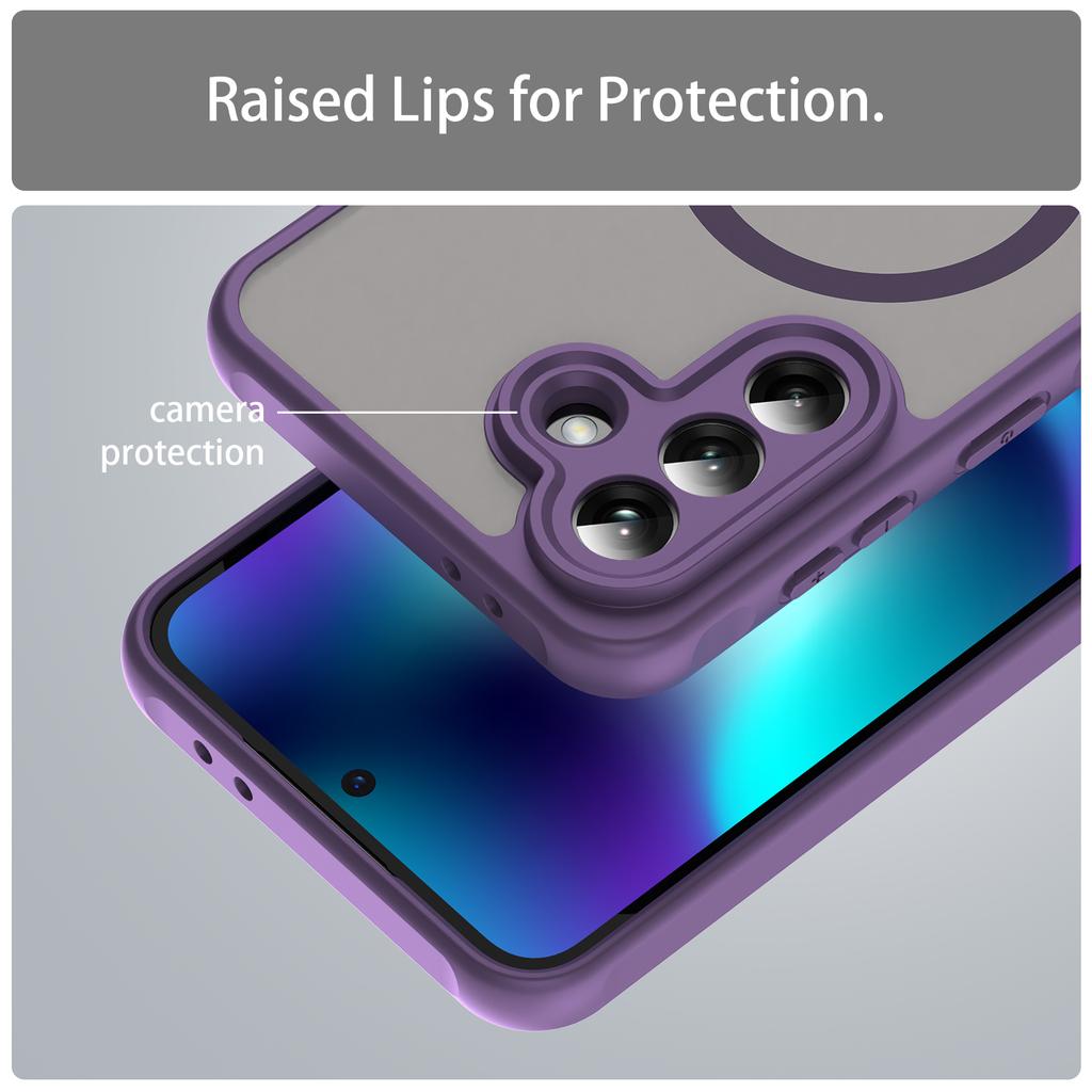 Samsung Galaxy A57 5G Phone Case, Magnetic Shockproof Phone Case Cover for Samsung Galaxy A57 5G