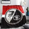 1Pc SC Freiburg Print Flannel Blanket High Quality Warm Comfortable Cover for All Seasons Perfect for Gifts Home Decor