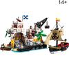 NEUESTE Mittelalterliche Piraten Serie Eldorado Festung Festung Pirat 8 Figuren 2509 Teile Modellbausteine Bausteine Spielzeug Ideal Für Kinder 10320