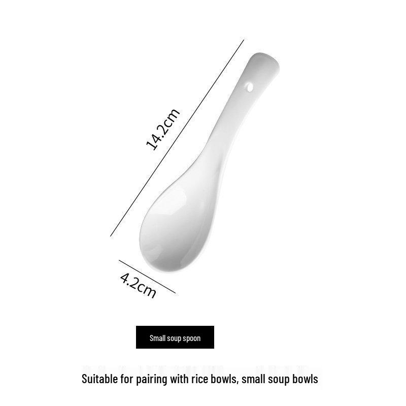 White Ceramic Microwaveable Bowl – Versatile for Soup, Noodles, Rice, and More, Ideal for Home or Commercial Use