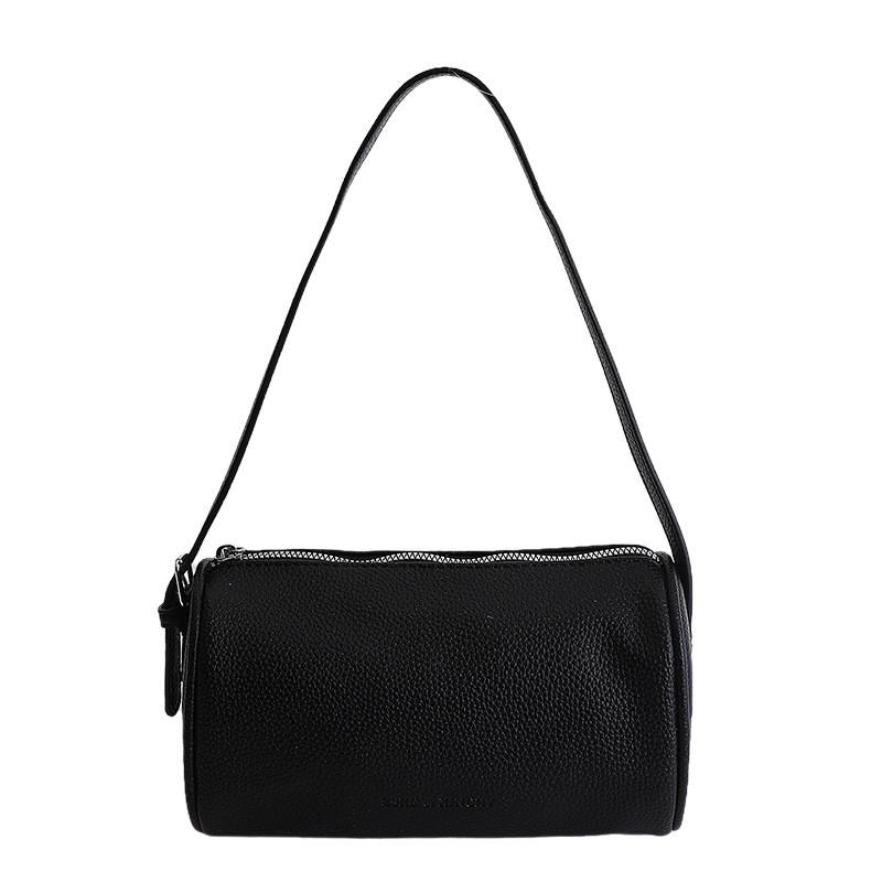 Pu Pillow Shape Shoulder Bag With Zipper Pocket For Daily Use And Fashionable Casual Style